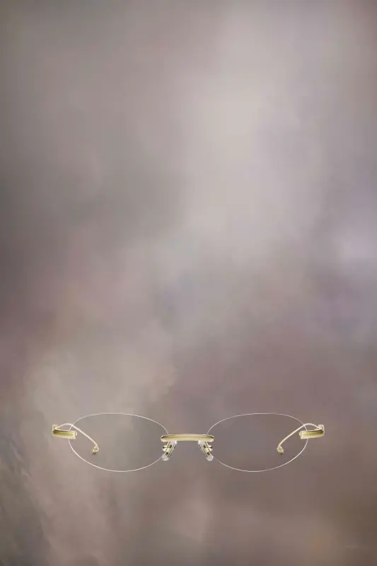 Maison Margiela Gold Oval Glasses x Gentle Monster​ Gold online