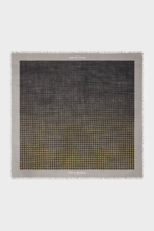 Maison Margiela Cashmere foulard Black and yellow online