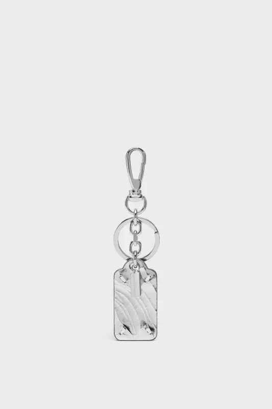 Maison Margiela DOUBLE TAG KEYRING SMALL Silver online