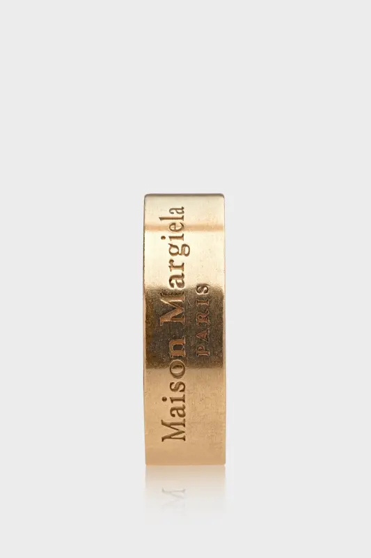 Maison Margiela Gold-toned Silver Wide Ring Yellow gold online