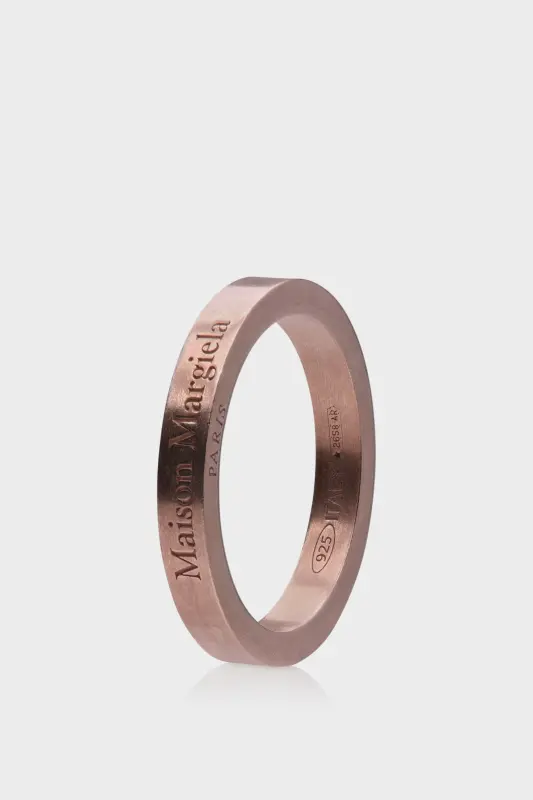 Maison Margiela Logo Ring Rose Gold online