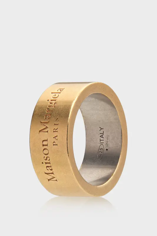 Maison Margiela Logo Ring Yellow Yellow online