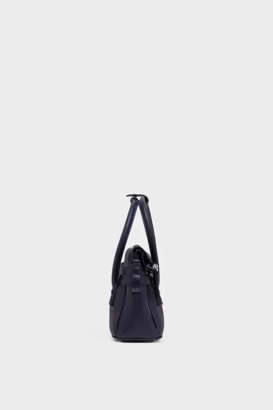 Maison Margiela Blue Leather 5AC East West Small Handbag Bleu outre-mer online