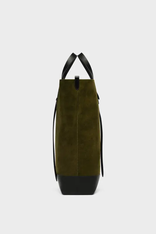 Maison Margiela Yellow Leather Vertical Shopping Bag Khaki online