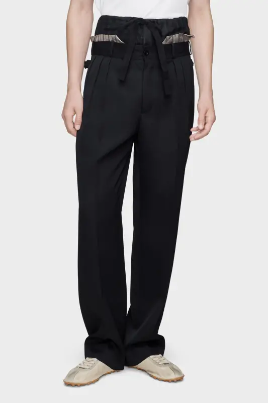 Maison Margiela Anonymity of the lining trousers Black online