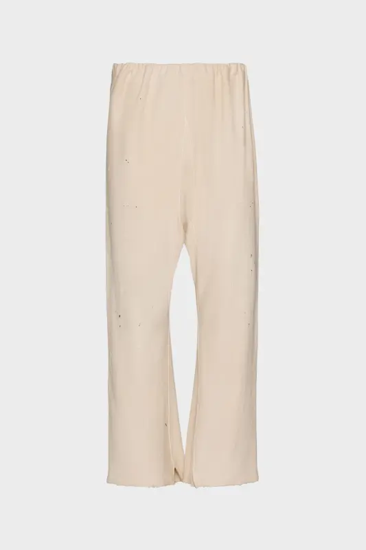 Maison Margiela White Cotton Stretch Cut-Out Sweatpants White online