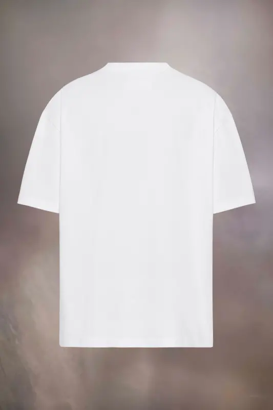Maison Margiela White Round Neckt Printed T-Shirt White online