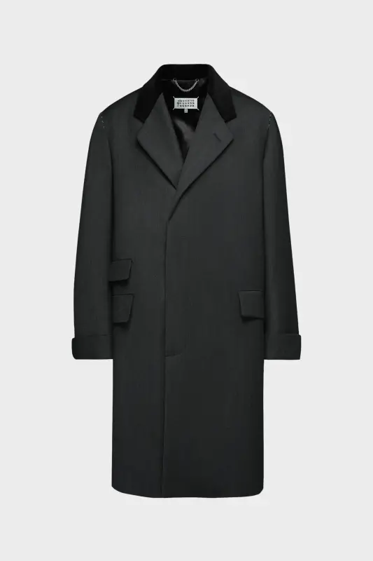 Maison Margiela Work-in-progress wool coat Charcoal online