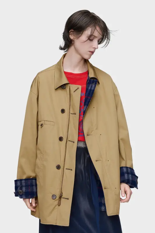 Maison Margiela Reversible caban Beige online