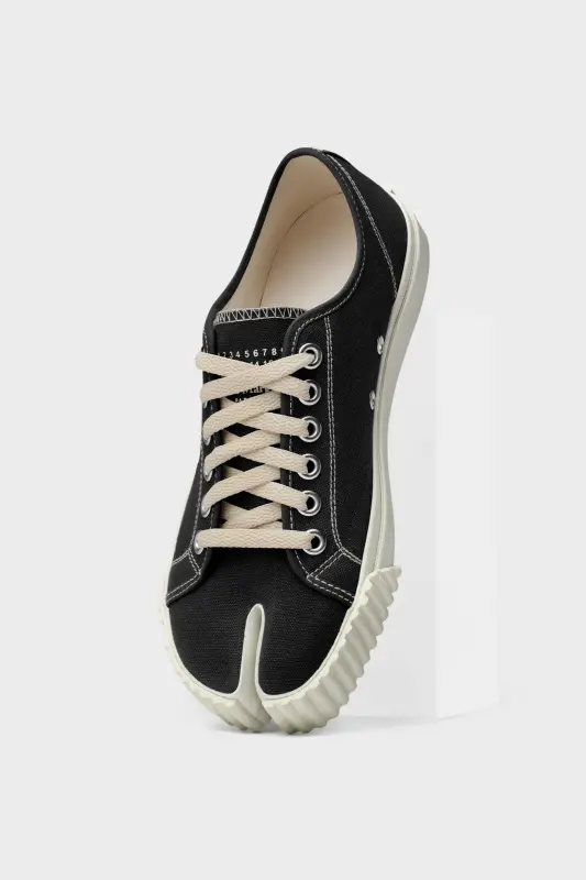 Maison Margiela Tabi Sneakers Black with White Sole Black and White online
