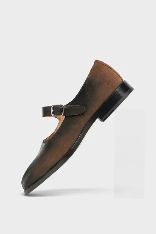 Maison Margiela TABI CITY MARY JANE Brown and Black online